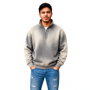 Fabricante de Ropa Urbana Personalizada para Hombre: Sudadera con Cierre de Cremallera, Bordado en el Pecho, Venta al por Mayor, Marca Privada, OEM, Proveedor de Ropa - Product Image 5