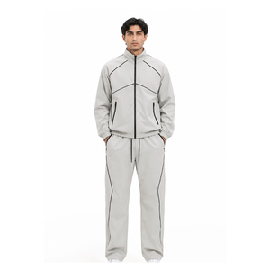 Men's Lightweight Windbreaker <b>Set</b> Full Zip Jacket and Matching Pants - Product Image 5