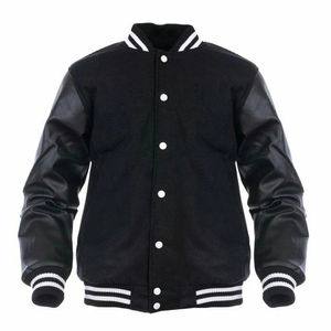 Chaqueta Letterman de Lana de Alta Calidad para Hombre, Bordado Personalizado, Tallas Grandes, Mangas Largas, Logotipo Frontal, Transpirable para Invierno, Venta al Por Mayor - Product Image 4