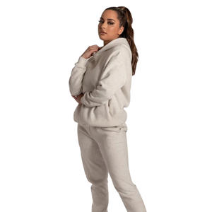 Ensemble de survêtement 2 pièces personnalisé unisexe pour hommes, sweat à capuche ajusté et pantalon de jogging, vêtements de sport en gros - Product Image 1