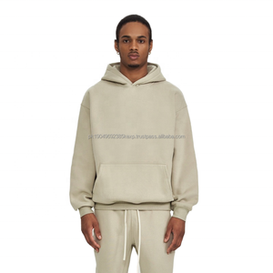 เสื้อสเวตเตอร์แบบสวมหัวสำหรับผู้ชายเสื้อสเวตเชิ้ตผ้าฟลีซหนาสีทึบซับในสำหรับฤดูหนาวฤดูใบไม้ร่วงแบบกำหนดเองได้ - Product Image 3