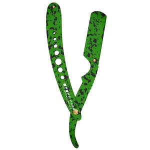 Navaja de Afeitar Profesional de Hoja Recta para Hombre, Navaja Clásica para el Cuidado Personal, Mango de Acero Inoxidable de Alto Rendimiento, Afeitado Suave - Product Image 1