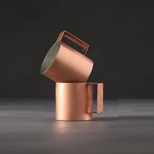 <b>Smooth</b> Texture Good Manufacturing Metal Pure Copper Moscow Mule Mug High on Demand Copper Handle - Product Image 2