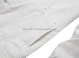 Chaquetas vaqueras para hombre de color personalizado de nuevo estilo, temporada de invierno, buen diseño, cuello levantado, Chaquetas vaqueras de calidad superior - Product Image 3