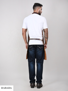 High Quality Real <b>Leather</b> Sleeveless All-Type Work <b>Apron</b> with Tool Pocket Multipurpose - Product Image 2