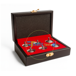 Ensemble de protège-yeux cornéens professionnels de qualité supérieure, tailles petite/moyenne/grande, 3 paires dans une boîte en bois, acier inoxydable de qualité supérieure - Product Image 3