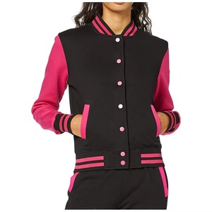 Chaquetas Versity de Moda, Personalizadas, Ropa Deportiva Urbana, Chaqueta de Béisbol Letterman para Mujer - Product Image 4