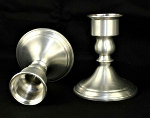 <b>Brass</b> Candle Holders Pair Traditional Taper <b>Candlestick</b> Table Decor Charming Opulence - Product Image 4