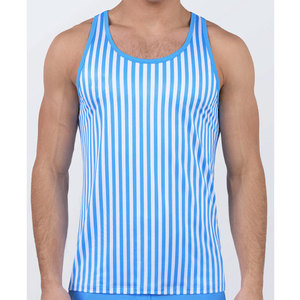 Manufacturer Breathable <b>Vintage</b> Quick Dry Screen Print Custom Blank Ribbed <b>Tank</b> <b>Top</b> High Street Stretchable Sleeveless Jersey - Product Image 4