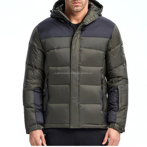 Chaqueta de Invierno Reversible para Hombre 2025, Impermeable, Cortavientos, de Alta Calidad, Marca, Cálida, 100% Poliéster - Product Image 5