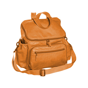 Bolsa de Almacenamiento de Pañales de Lujo, Gran Capacidad, Cuero Genuino, Ligera, con Cierre de Cremallera, para Uso Diario de Bebés - Product Image 1