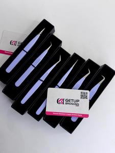 Eyelash Extension Tweezers Isolation Tweezers Volume Tweezers Dolphin Tweezers <b>Boot</b> Tweezers Precision Tweezers Stainless Steel - Product Image 6