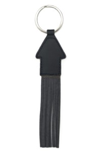 Porte-clés personnalisés en forme de maison de haute qualité, pendentif en cuir durable, cadeau en gros avec franges et finition en cuir véritable - Product Image 6