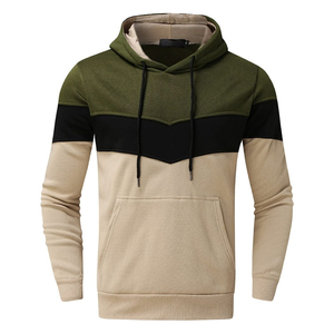 High Durability Men's Outdoor Sports Use Pullover Tracksuits Best Price Newest Edition 3 Tone Color Men's Hooded Tracksuit - Product Image 6