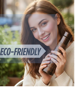 Botella de Agua de Cobre de 1 Litro, Martillada, Ayurvédica, para el Bienestar, Hecha a Mano, con Tapa Hermética, Apta para Beber, Viajar y Hacer Senderismo - Product Image 4