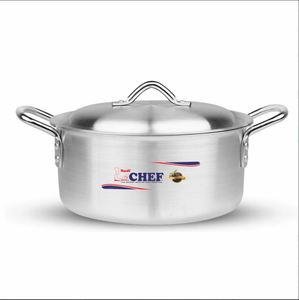 Juego de Ollas de Cocina de Aluminio de 7 Piezas, Calidad Premium, Ecológico, Aleación 3003, Clásico, 18 cm, 30 cm, con Tapas, para Cocina de Gas - Product Image 6