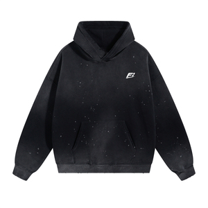 Sudadera con Capucha Unisex Personalizada, Estilo Vintage, Lavado Ácido, Felpa de Algodón, Oversize, con Bolsillo Frontal, Estilo Urbano - Product Image 5