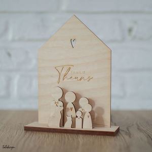 Muebles de madera hechos a mano y modelos familiares para la decoración del hogar elegante caja de regalo con soporte de caja para decoraciones de mesa y sala de estar - Product Image 2