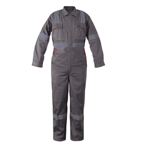 Uniformes de trabajo de alta visibilidad, overoles de seguridad de manga larga para hombre, overoles de seguridad funcionales de manga larga. - Product Image 4