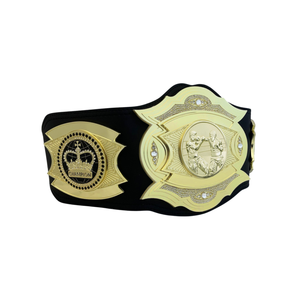 Cinturón de Campeonato de Oro con Corona y Escena de Boxeo, Cinturón de Título Premium, Edición de Coleccionista de Lujo - Product Image 1