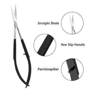 Tijeras Profesionales para Cejas con Color y Empaque Personalizados, Tijeras de Acero Inoxidable Premium para Recortar Cejas, Herramienta de Venta al Por Mayor - Product Image 5