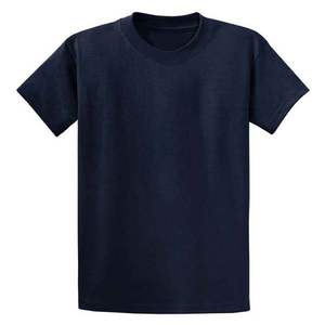 Nouveauté 2026 : T-shirts personnalisés bleus unis à manches courtes pour hommes, en coton, tissu jersey Ringer, séchage rapide – Meilleures ventes - Product Image 2