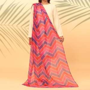 Multy Mix Fabric Dupatta PS4798 pour femmes Robes de cocktail élégantes au design unique - Product Image 1