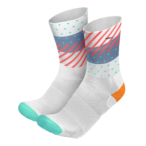 New Customized Unisex Crew <b>Socks</b>-<b>Polyester</b>/Nylon Blend Anti-Bacterial Eco-Friendly Quick Dry Custom Design Body Bottom - Product Image 1