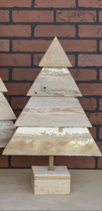 Décoration de Noël Écologique Faite à la Main : Arbre Ornemental en Bois de Cerisier – Un Cadeau Idéal pour Toutes les Saisons - Product Image 2