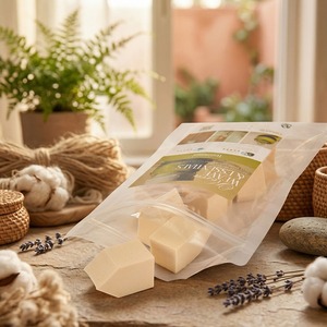 [K-ESSENTIALS] <b>Jumbo</b> <b>Cushion</b> Sponge Set Hygienic Disposable Beige Portable Multi Use <b>Jumbo</b> <b>Cushion</b> Puff - Product Image 4