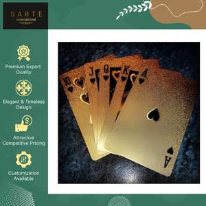 Nuevas Cartas Coleccionables de Lujo en Caja de Regalo Ecológica, Duradera, de Alta Gama, para Coleccionistas Familiares, Diseños Personalizados Premium en Dorado - Product Image 5