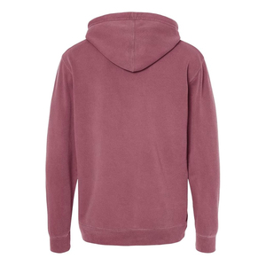 เสื้อฮู้ดฟลีซโอเวอร์ไซส์สำหรับผู้ชาย แบรนด์ Independent Trading ผ้าฝ้าย 100% กระเป๋าปักลายสไตล์วินเทจ สตรีทแวร์ลำลอง - Product Image 2