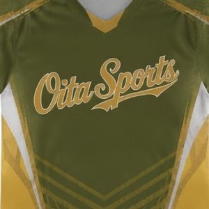 Maillot de lacrosse unisexe vert olive et or sublimé, léger, en polyester, réversible, uniforme d'équipe athlétique, vêtements de performance - Product Image 6