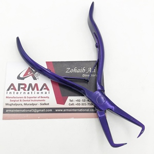 Plasma Blue High Quality Stainless Steel <b>Micro</b> Ring Keratin Bonding Removal Tool Hair <b>Extension</b> Pliers Multi-Functional - Product Image 4