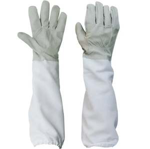 Equipo de Apicultura Vantrex, Guantes de Seguridad de Piel de Oveja y Lona, Guantes de Apicultura - Product Image 5