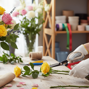 Tijeras Láser de 7.25 Pulgadas con Borde Liso para la Cosecha de Uvas y la Recolección de Frutas - Product Image 1