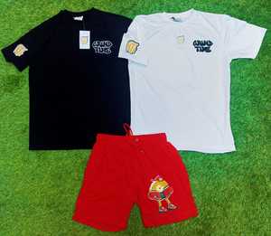 100% coton correspondant ensembles courts vêtements décontractés été homme 2 pièces ensemble sport pour hommes chemises et shorts hommes ensembles - Product Image 4