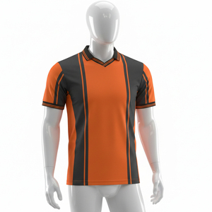 Super Quality Breathable Soccer Sublimation for <b>Shirt</b> Short Sleeve Flat Knit Collar Armband 100% <b>Polyester</b> Jacquard 180 Grams - Product Image 1