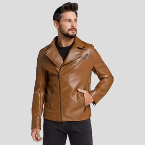 Custom logo Oversized <b>Jacket</b> Real Leather Bomber <b>Jacket</b> Dark Brown <b>Suede</b> Leather <b>Jacket</b> - Product Image 2