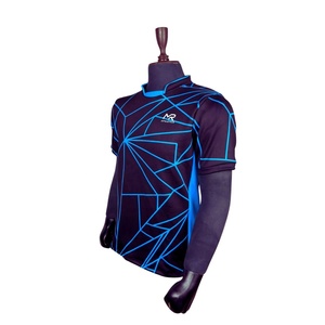 Camiseta de Rugby para Hombre, Sublimada, de Spandex/Poliéster, Secado Rápido, Antibacterial, Protección UV, Transpirable, Ajustada - Product Image 1