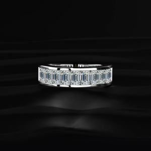 Bague de fiançailles en diamant de laboratoire, taille cœur, taille ronde, couleur D à F, or, argent, or jaune, or blanc, or rose, certifiée IGI, taille cœur, taille ronde - Product Image 4