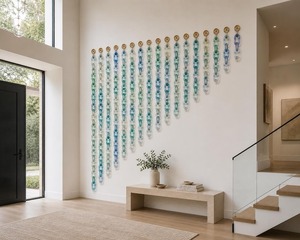 Decoración del hogar: Eslabones de cadena de resina personalizables de gran tamaño y colores claros, eslabones grandes de resina multicolor disponibles. - Product Image 1