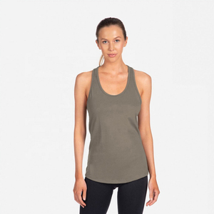 Customized ELIVEERA ENTERPRISES Women Tank <b>Top</b> Spandex/Cotton Canvas Breathable Eco-Friendly <b>Cross</b> Back Summer New Arrival Cheap - Product Image 3