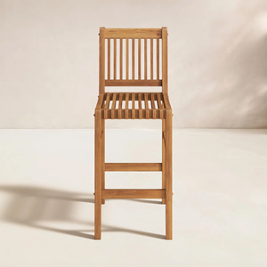 Muebles de Teca para Exteriores, Modernos, Impermeables, Juego de Mesa de Bar para Exteriores de Teca, Muebles de Madera Maciza de Teca con Cojines - Brosky - Product Image 4