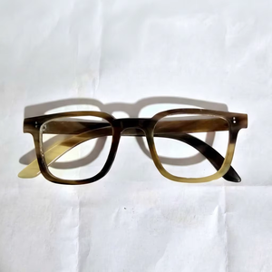Montura de Gafas Rectangulares de Cuerno Natural, Material Ecológico, Diseño Moderno y Elegante, Gafas Ópticas de Moda - Product Image 2