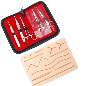 Juego de Instrumentos Quirúrgicos de Acero Inoxidable Duradero, Fuente de Alimentación Manual, Kit de Sutura, Almohadilla de Práctica, Uso Hospitalario, Certificado CE Clase I - Product Image 5
