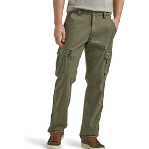Casual Wear 100% Cotton Button Fly Outdoor Men's <b>Pants</b> Multiple Pockets Lightweight Washed Men <b>Cargo</b> <b>Pants</b> - Product Image 1