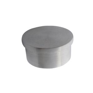 Aluminum 1\" 1.5\" 2\" Round Tube Post End Cap with Casting Technics Pipe Flanges - Product Image 1