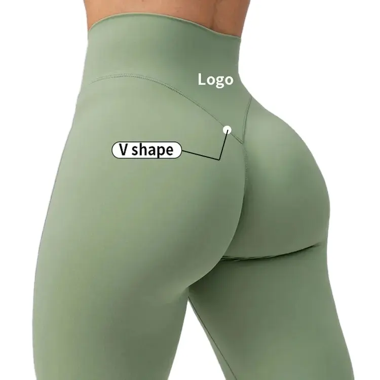 Nuovo Design a vita alta Spandex Yoga Leggings da donna Design personalizzato Yoga pantaloni elasticizzati palestra allenamento Sexy Legging per ragazze