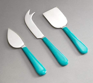 Handmade Luxury Stainless Steel Gold Plated Cheese Tools With Resin Handle Dishwasher <b>Safe</b> Cheese <b>Knives</b> Butter Spreader Set - Product Image 4